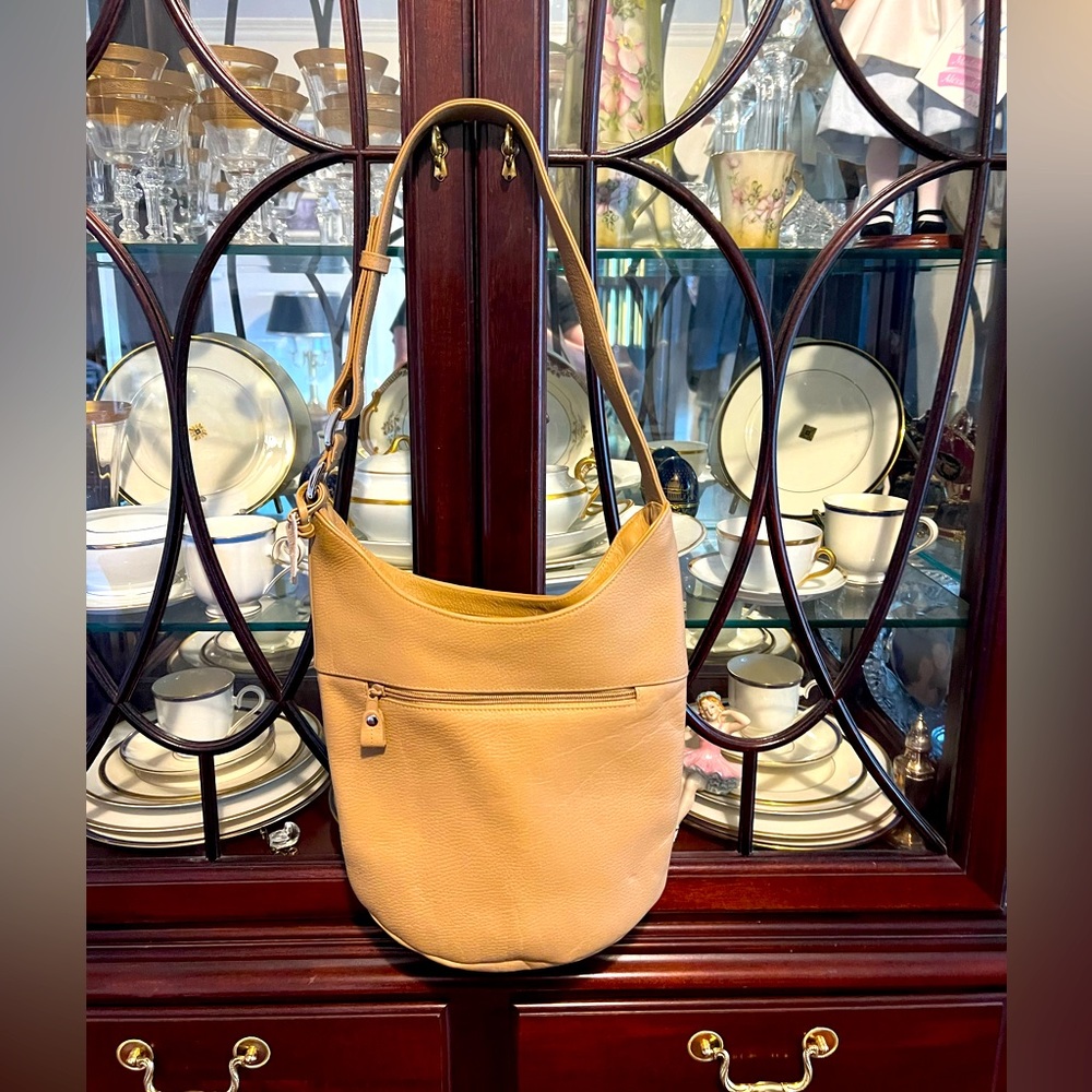 Saddle River leather handbag. Never used